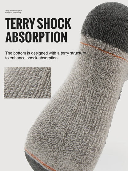 Chaussettes en laine mérinos WRELS pour la randonnée et la course à pied. Douces, légères, amortissantes, mi-mollet, respirantes, idéales pour le cyclisme.